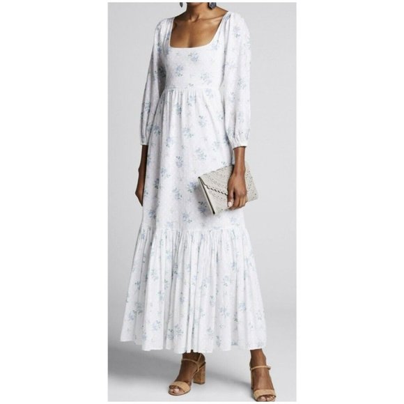 LoveShackFancy Colby Floral Maxi Dress - Picture 8 of 12